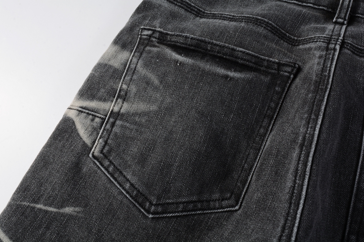 Purple Jeans jet black 001