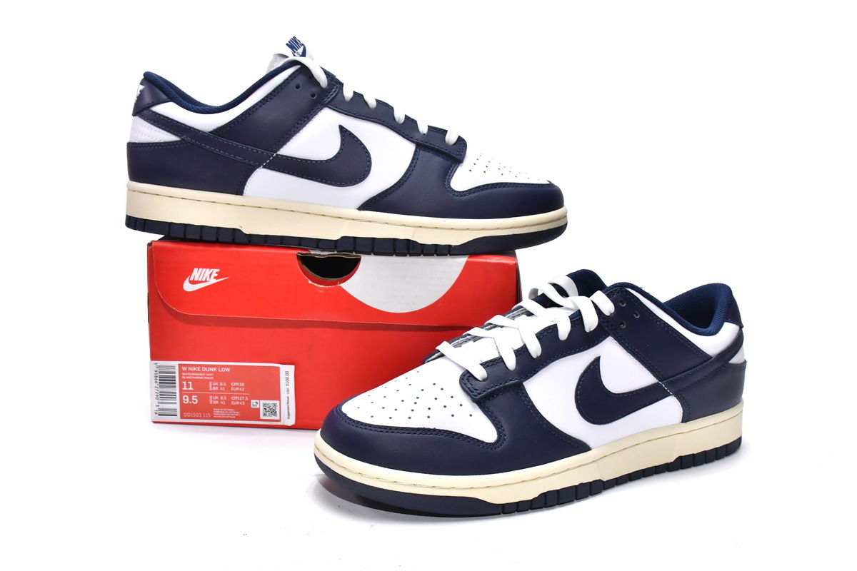 Nike Dunk SB Navy Blue And White DD1503-115
