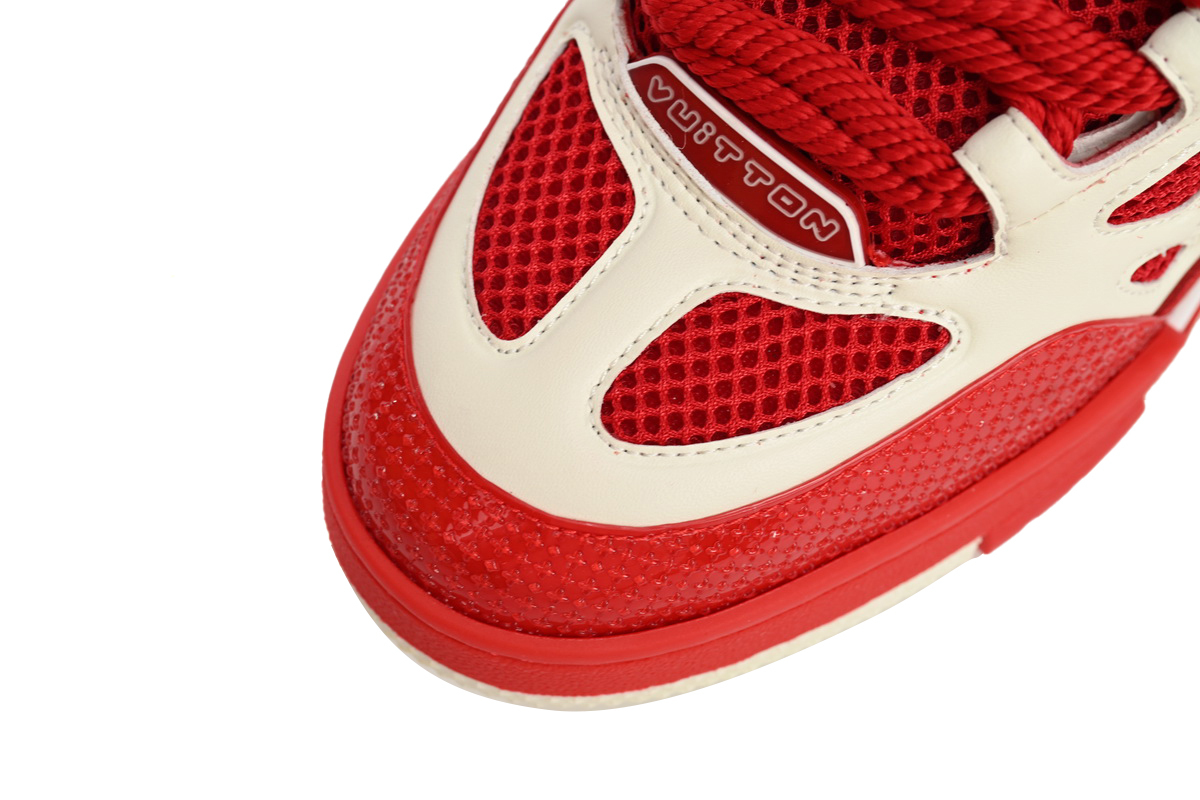 Louis Vuitton Skate Sneaker Red White 1AARS5
