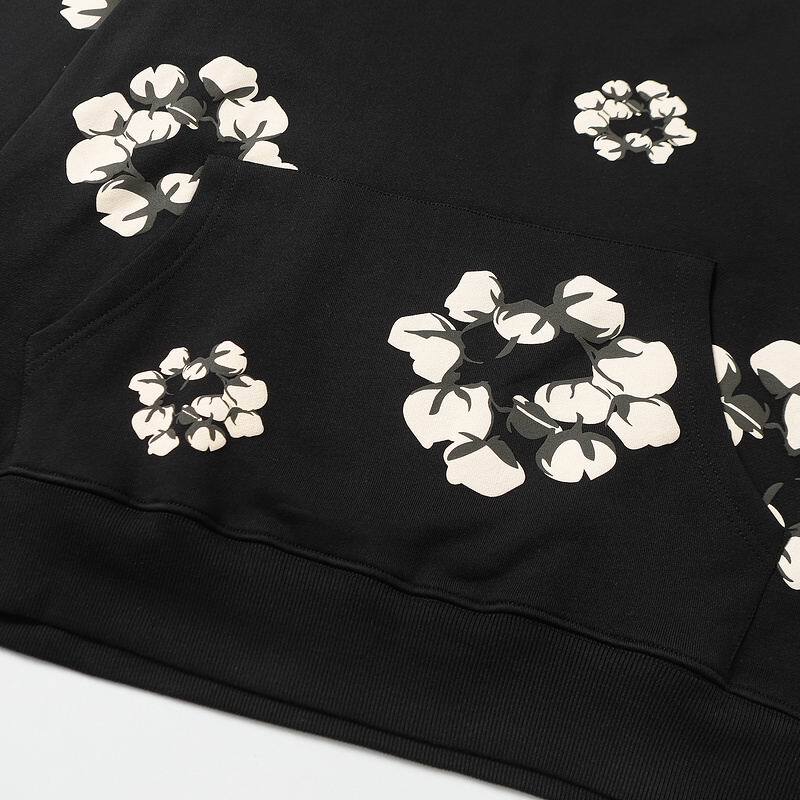Denim Tears Cactus Tears Wreath Hoodie Black
