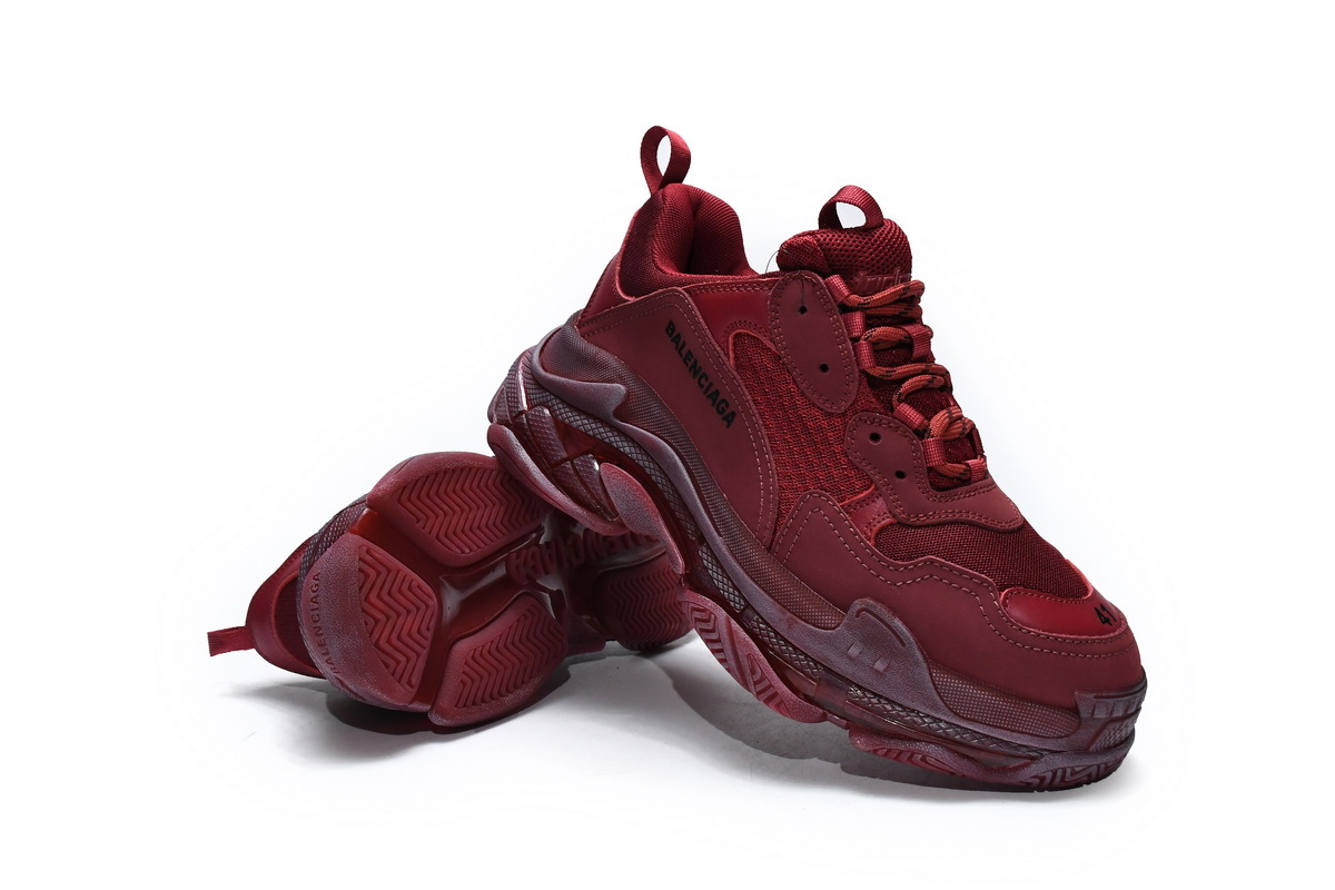 Balenciaga Triple S Red Wine 544351 W06F1 9878