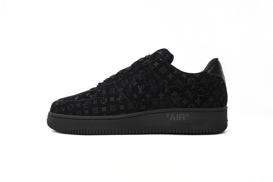 Louis Vuitton Nike Air Force 1 All Black 1A9VD7