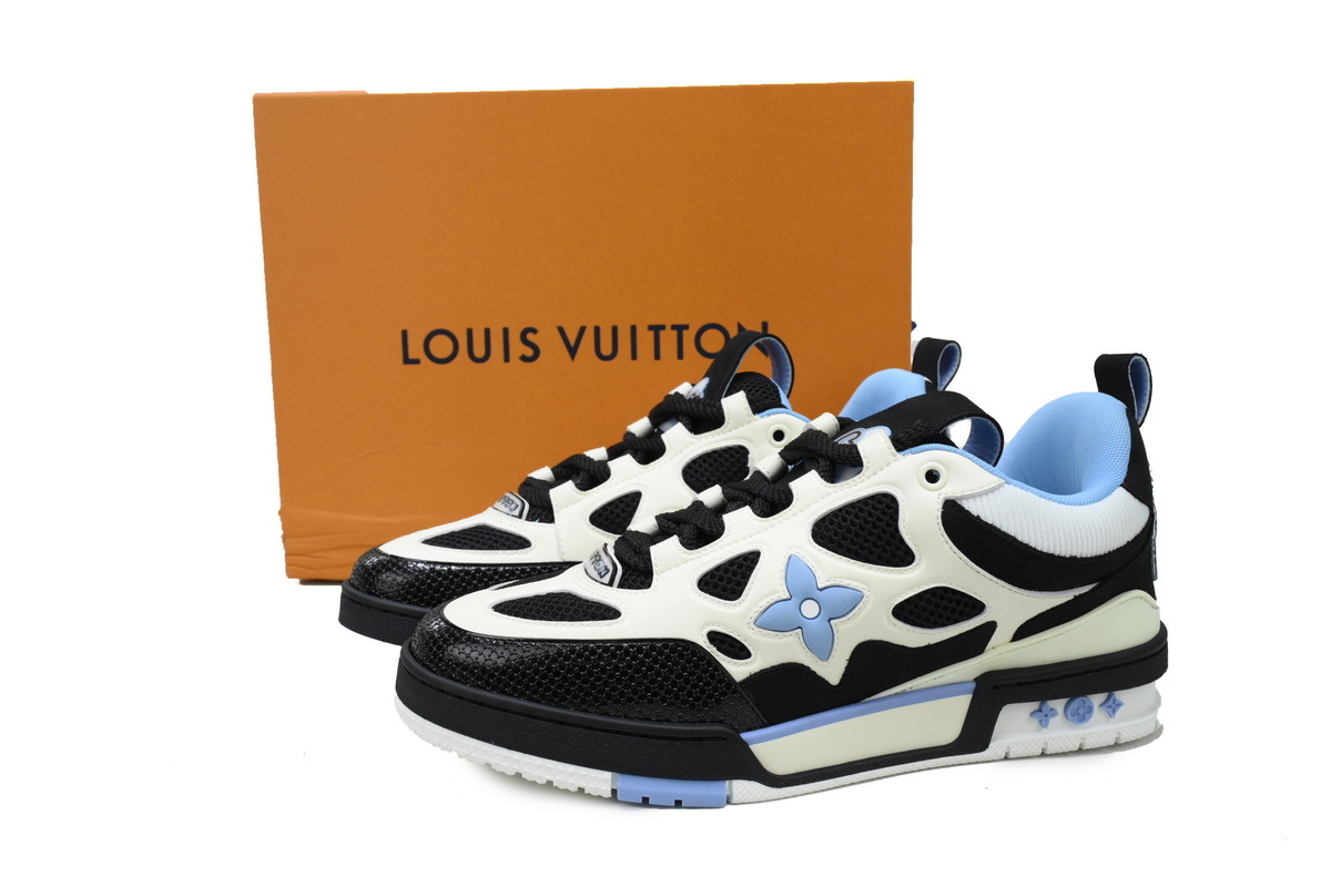 Louis Vuitton Skate Sneaker Blue Black White