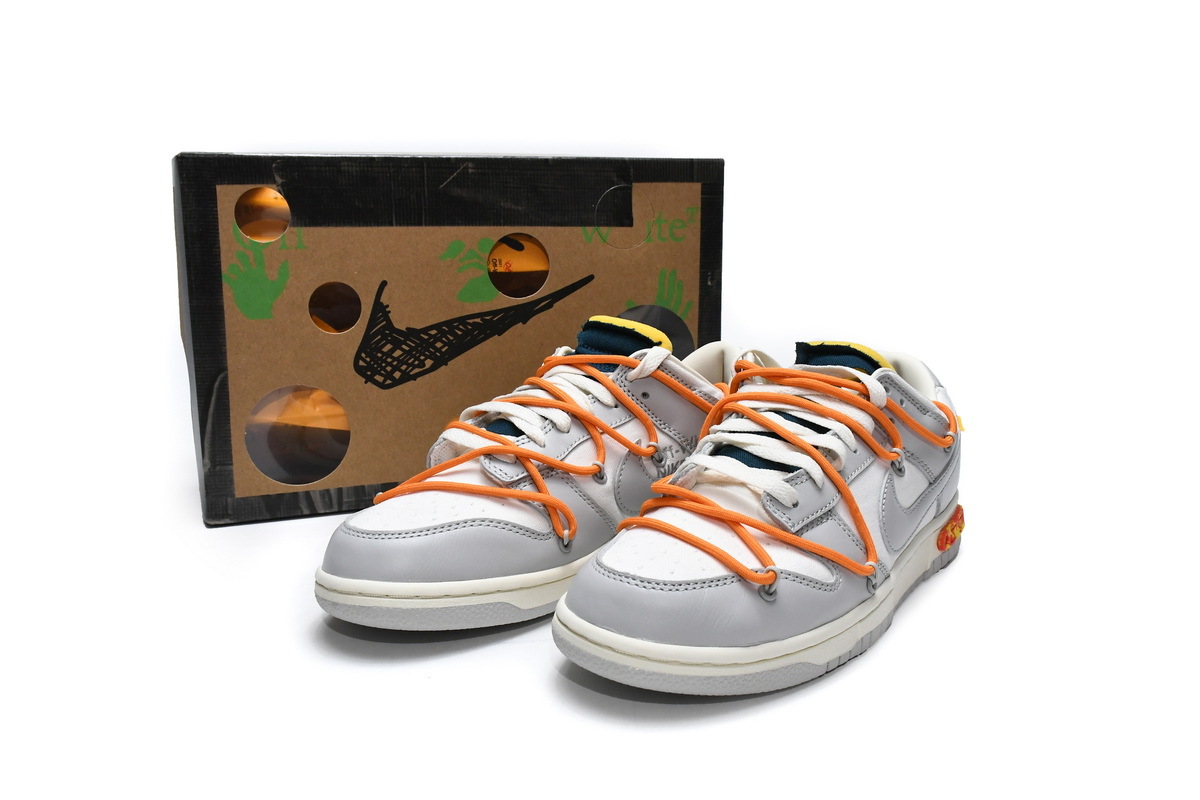 OFF WHITE x Nike Dunk SB Low The 50 NO.44 DM1602-104
