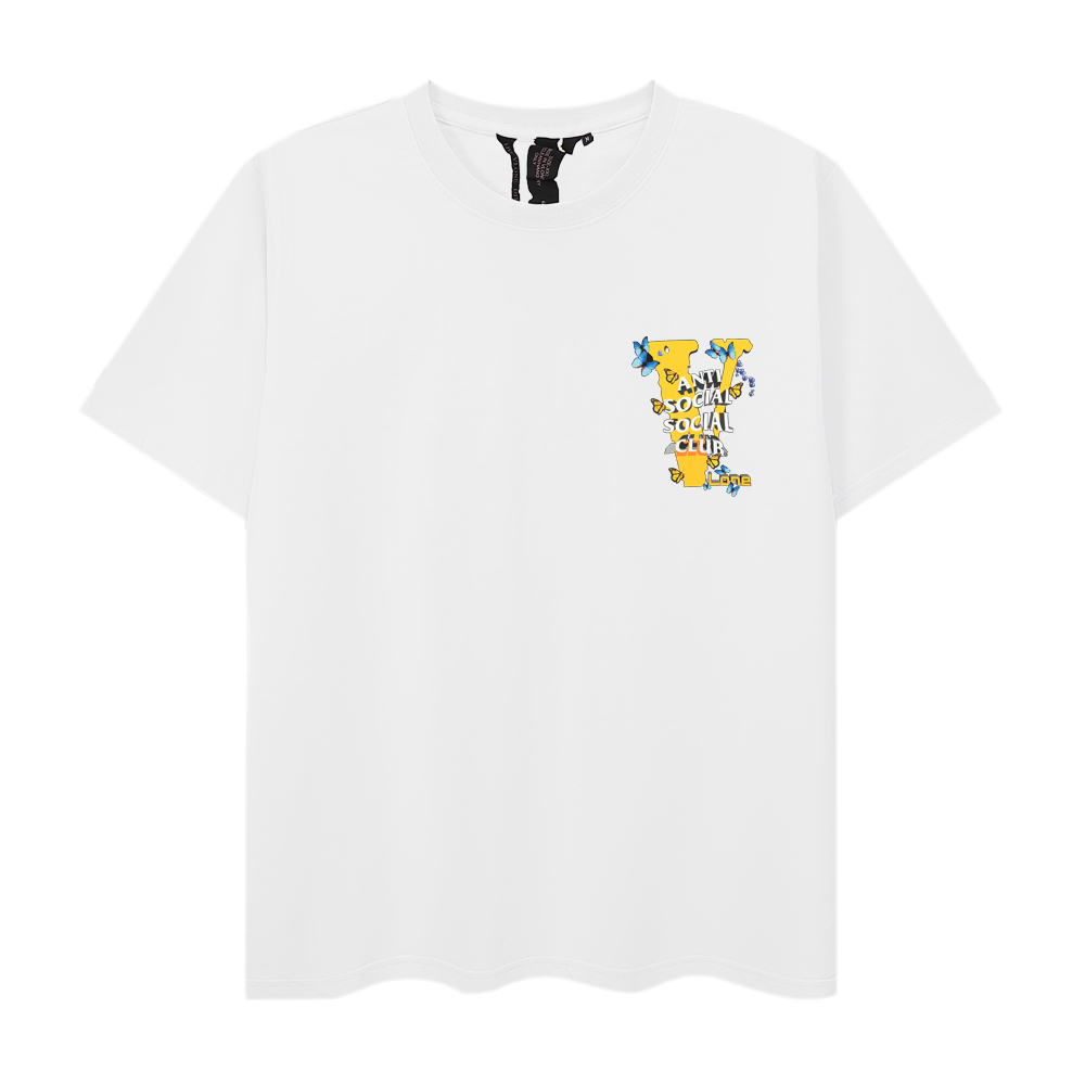 VLONE X ASSC Butterfly T-shirt White