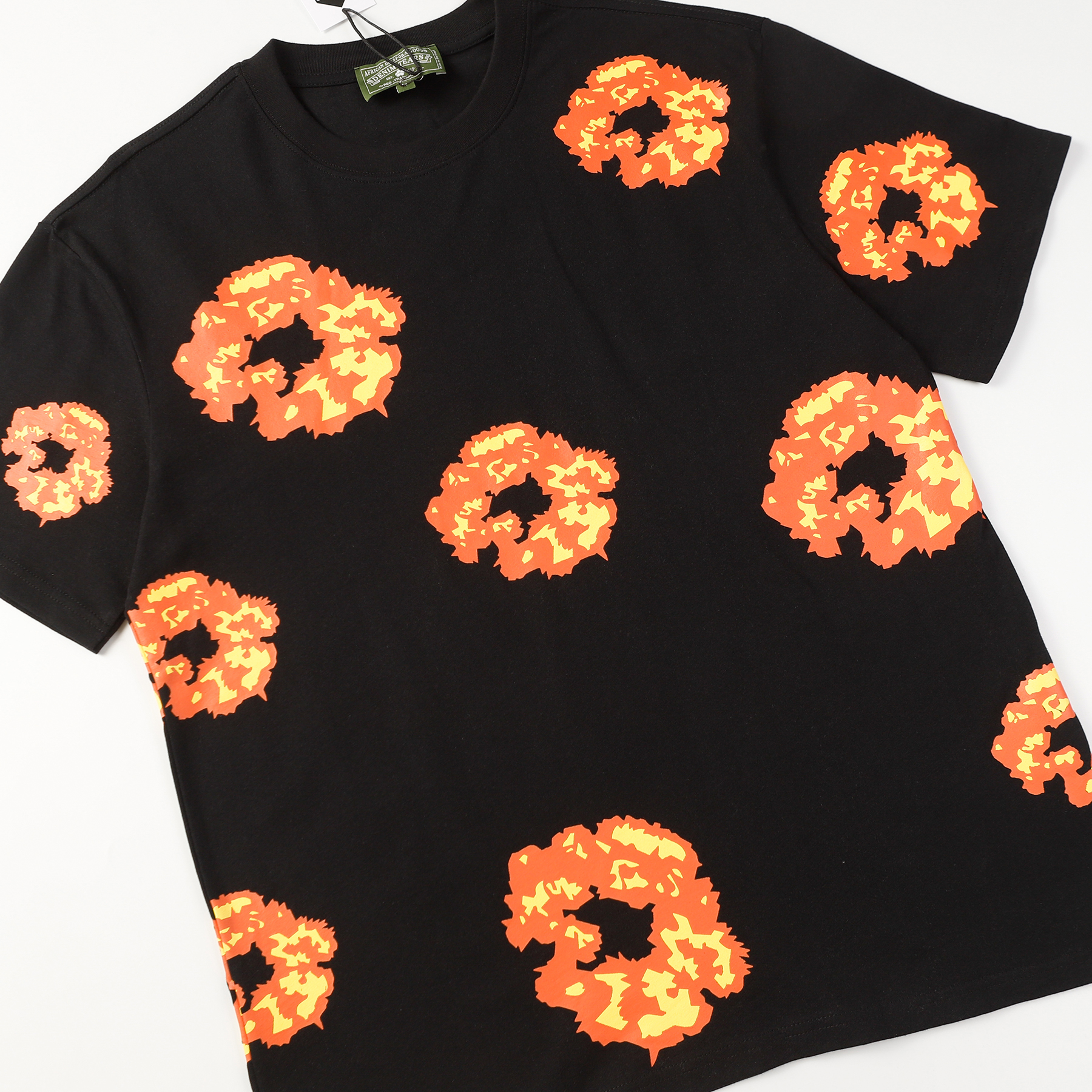 Denim Tears The Cotton Wreath V2 T-shirt Black