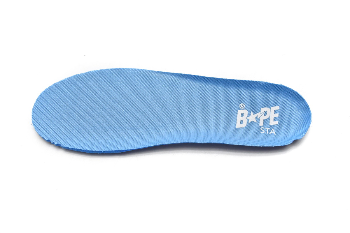 A Bathing Ape Bape Sta Low White Blue 1M70-191-001