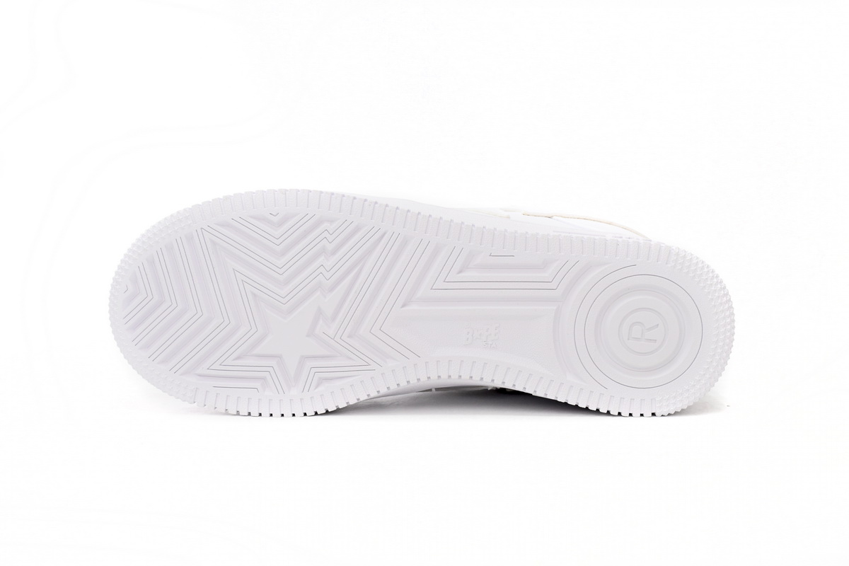 A Bathing Ape Bape Sta Low White 1H70-191-006