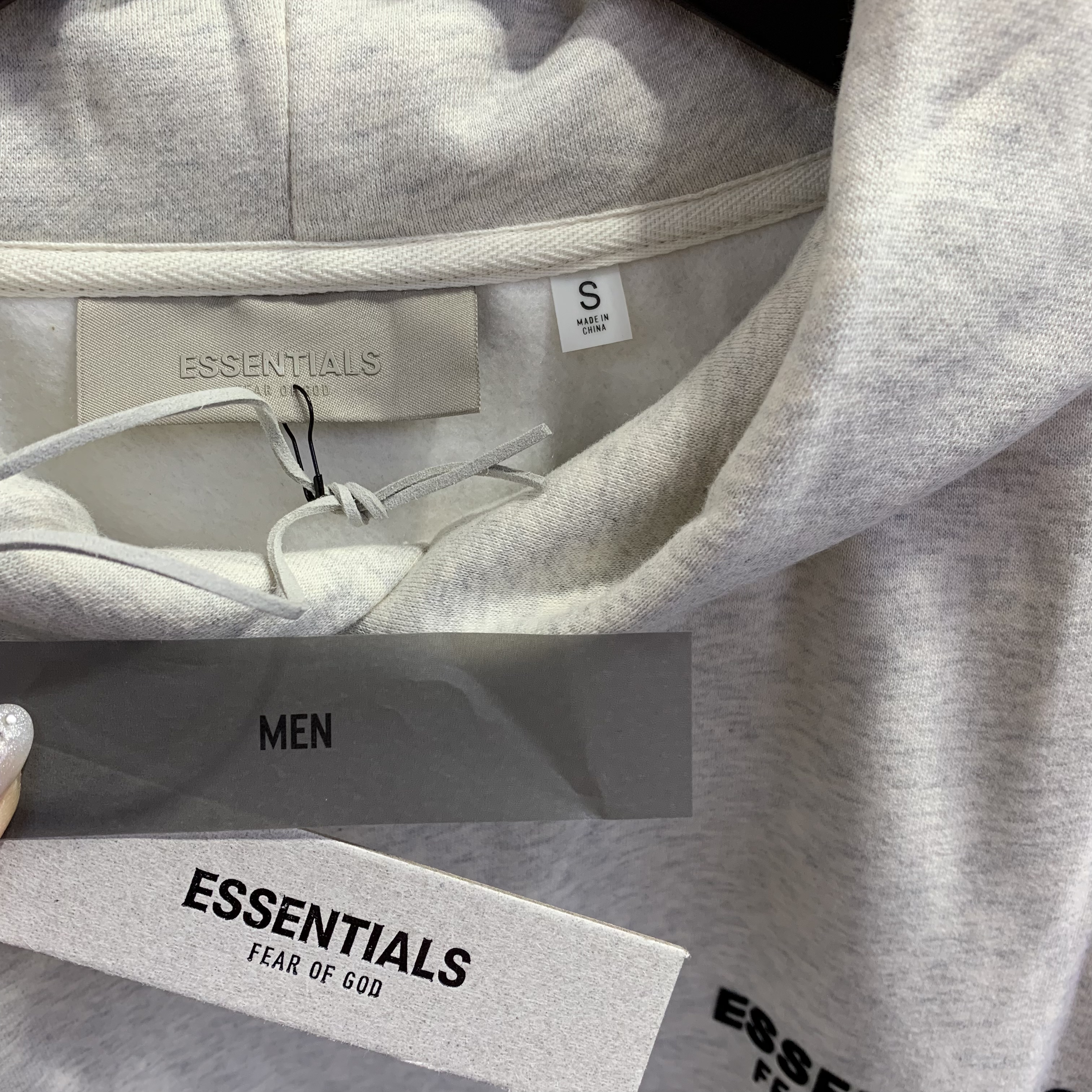 Fear Of God Essentials Pullover Tracksuit Black Grey White