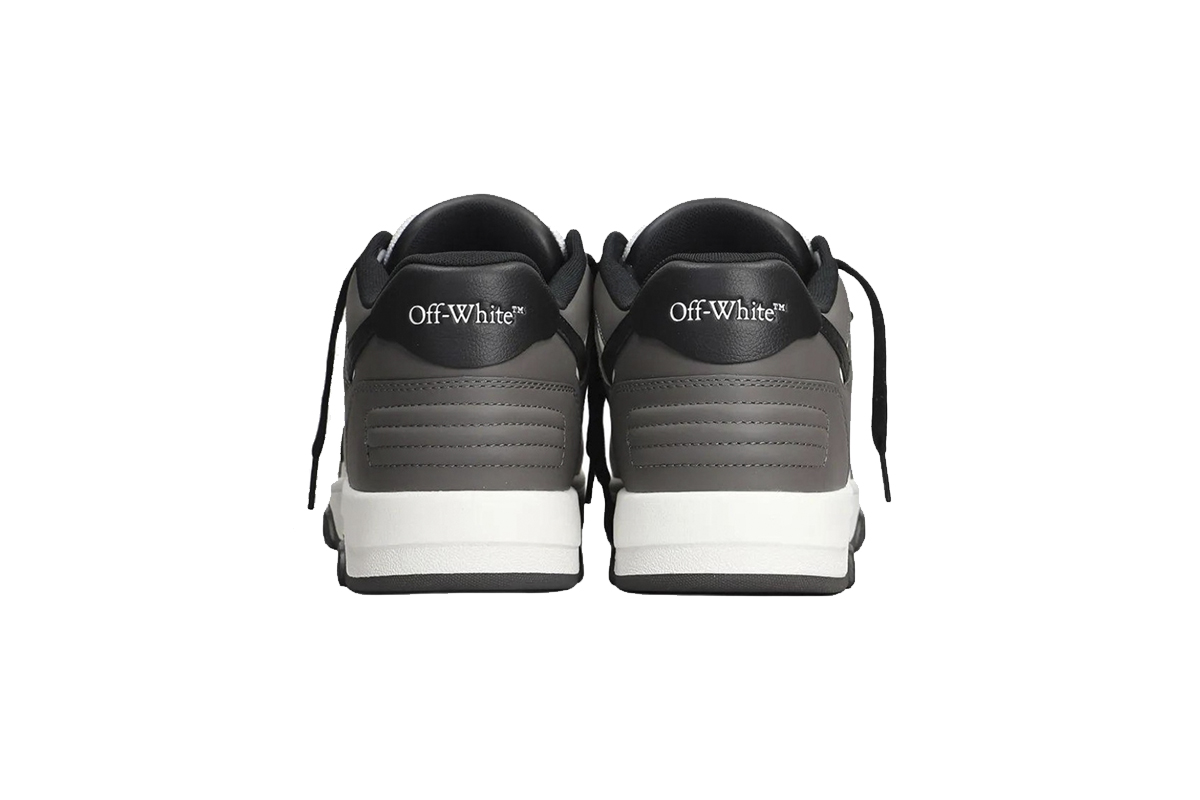 OFF-WHITE Out Of Office Low Tops Dark Gray Black OMIA189C 99LEA013 0710