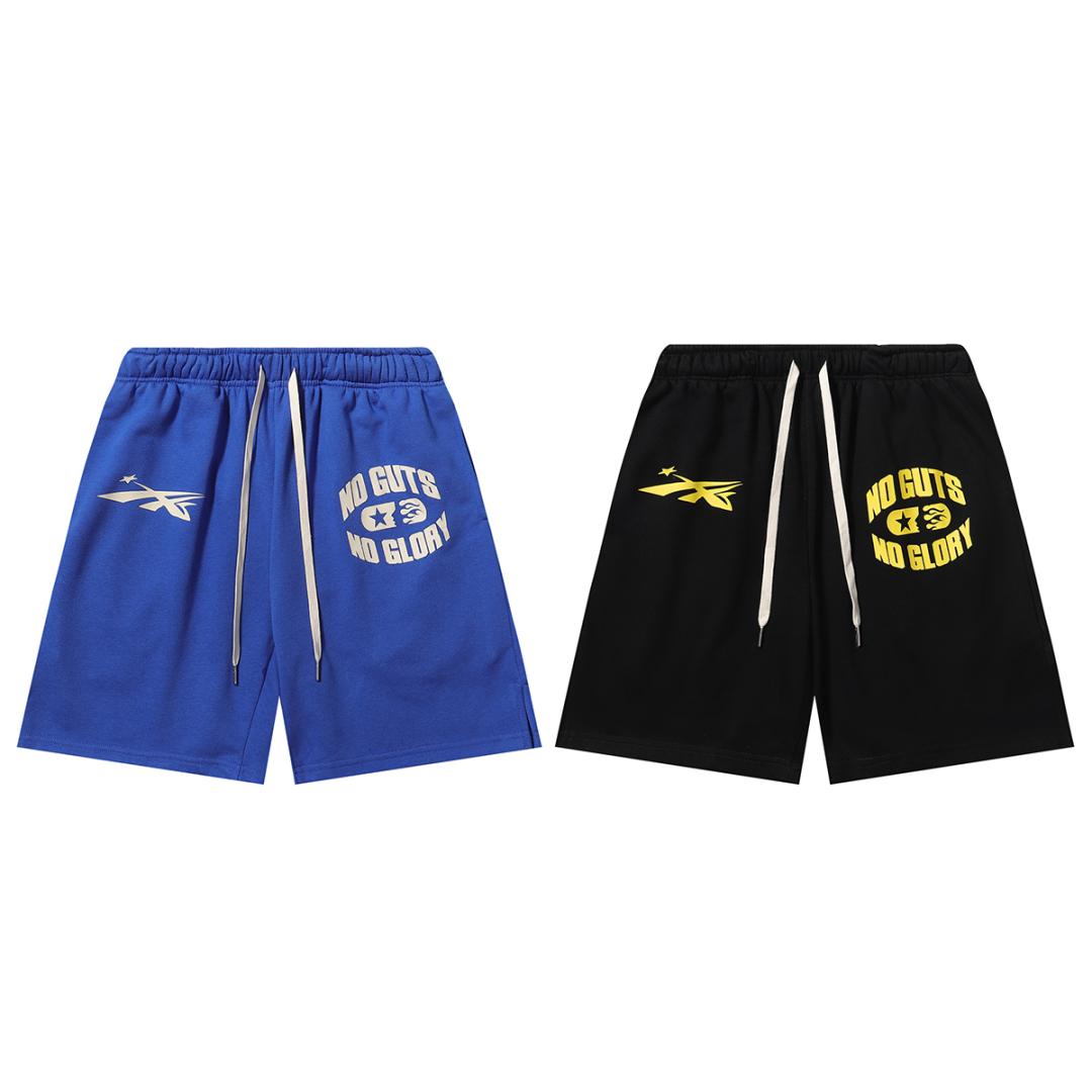 Hellstar No Guts No Glory Shorts Black/Blue
