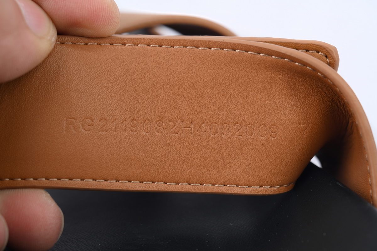 Hermes Calfskin Chypre Sandals Brown
