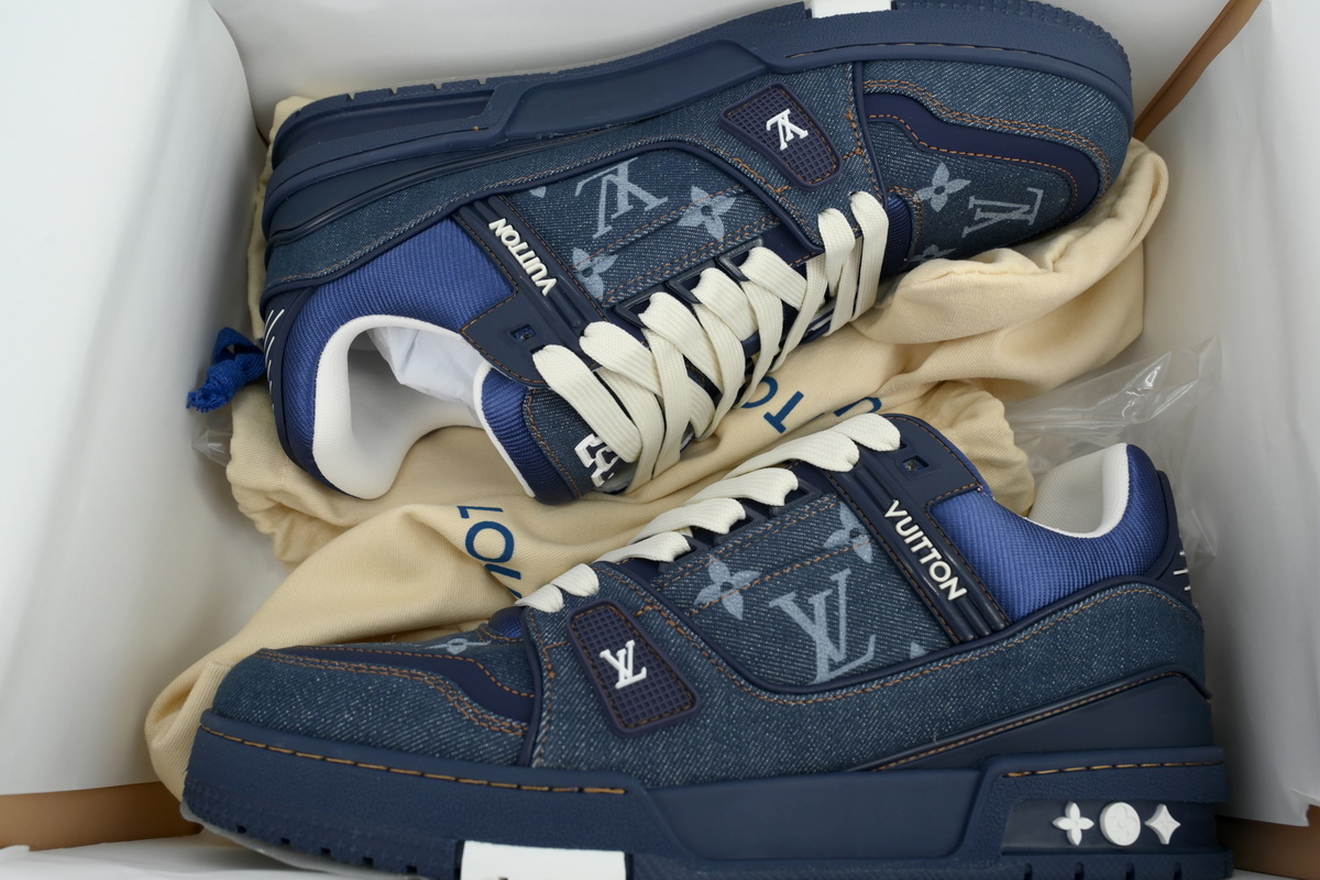 Louis Vuitton Sneaker Deep Blue Cowboy