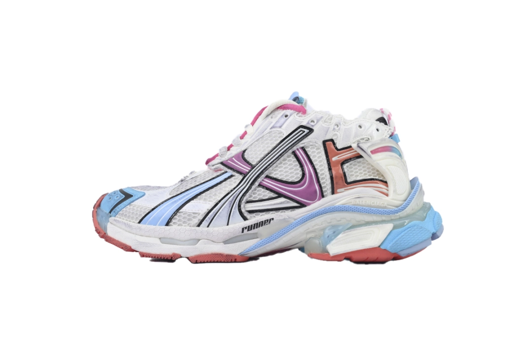 Balenciaga Runner Sneaker Grey Multi Color 772767 W3RMU 9458