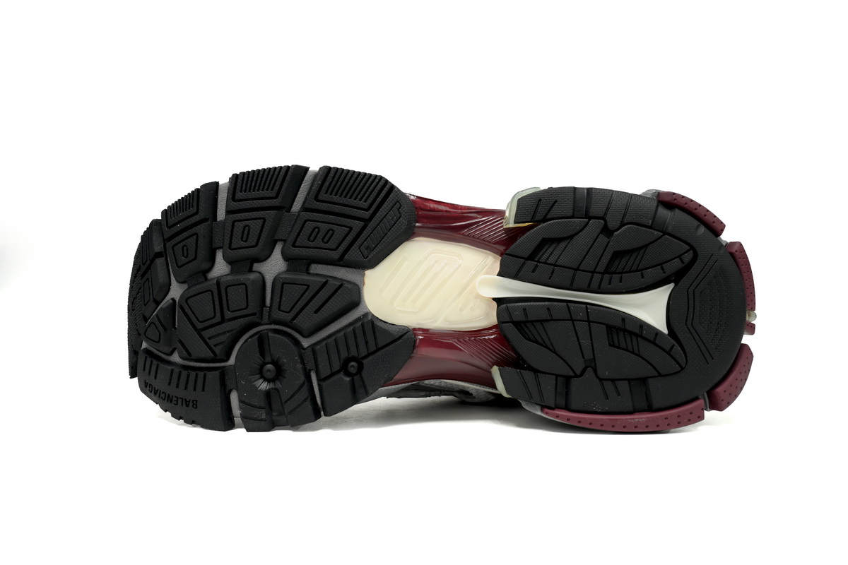Balenciaga Runner White Wine Red 677403 W3RB3 9069