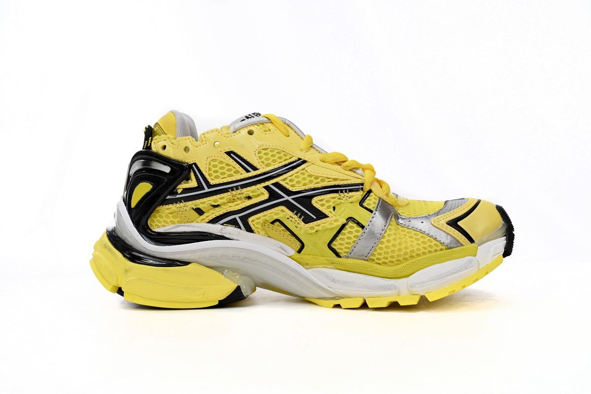 Balenciaga Runner Sneaker Black Yellow 677402 W2RD3 0510