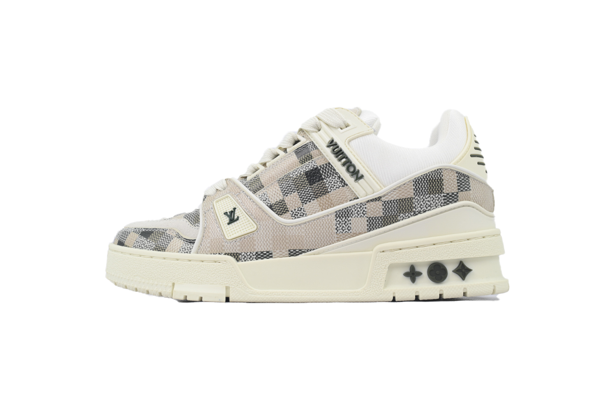 Louis Vuitton Sneakers LV Trainer Grey White Grid