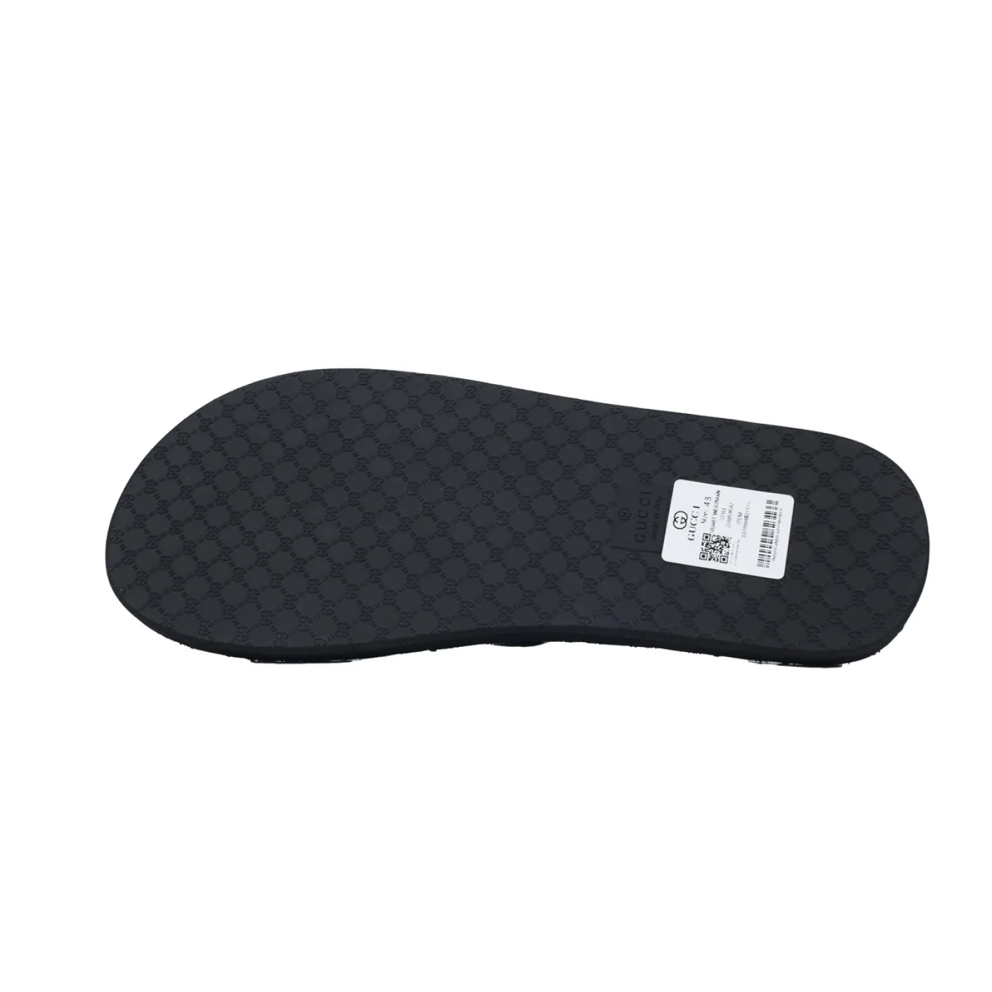 Gucci Slippers Silver Black