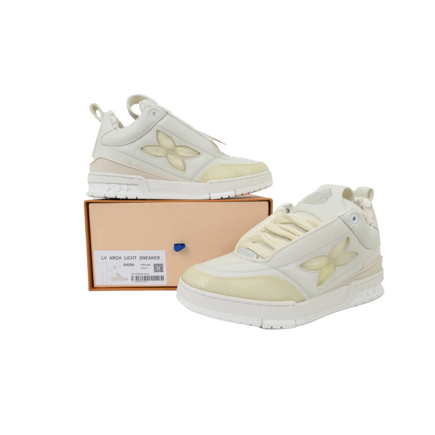 Louis Vuitton LV Skate Sneaker All White