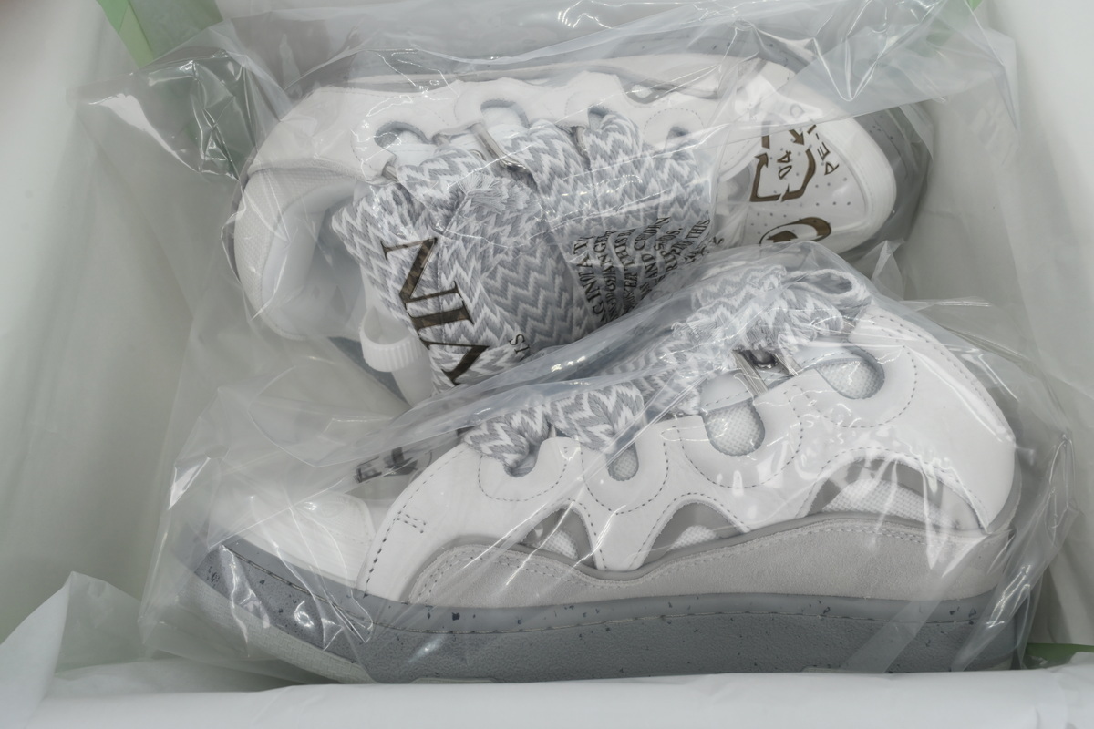 Lanvin Curb Sneaker Grey/White