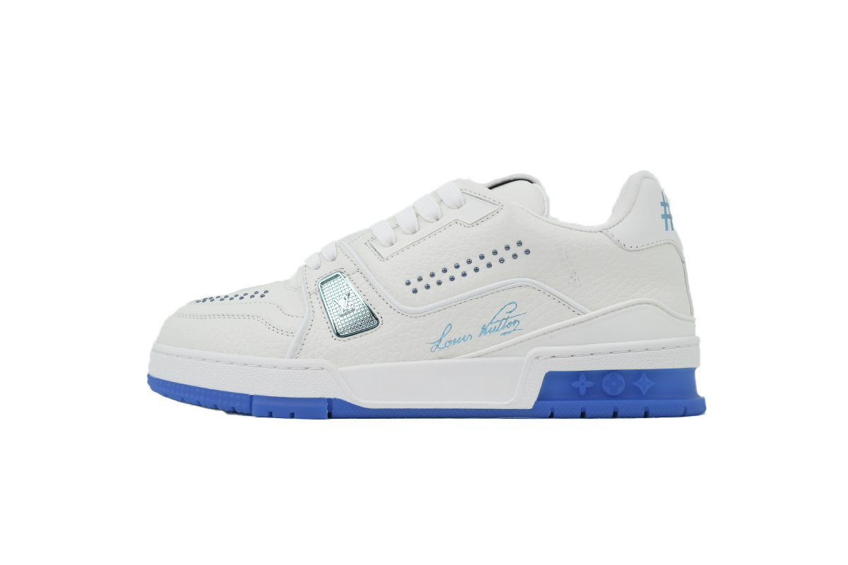 Louis Vuitton Trainer Sea Blue Rivet