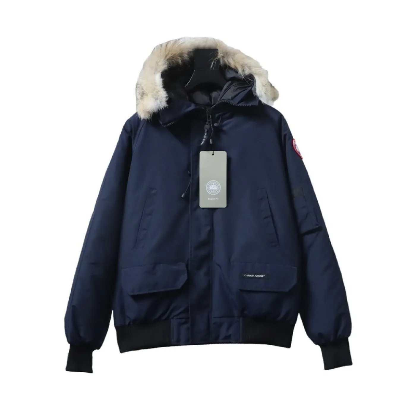 Canada Goose Chilliwack Bomber Jacket Short Down Jacket PBI Dark Blue