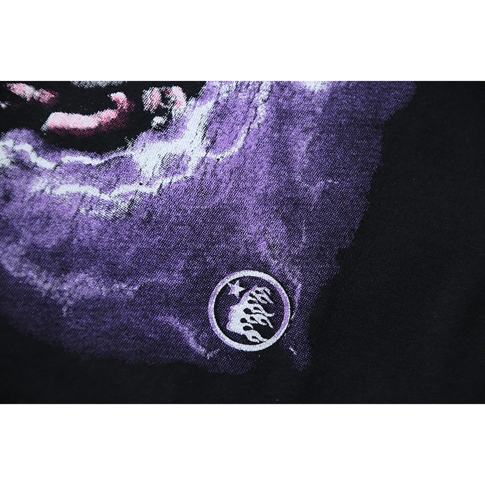 Hellstar Powered By The Star T-Shirt Black Purple