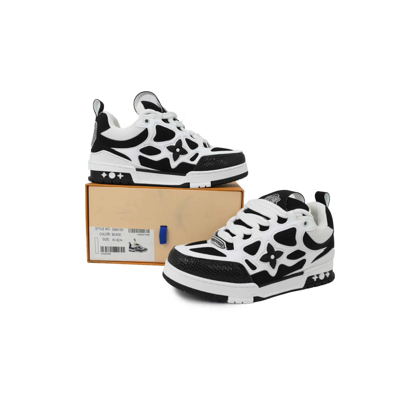 Louis Vuitton LV Skate Sneaker Black And White
