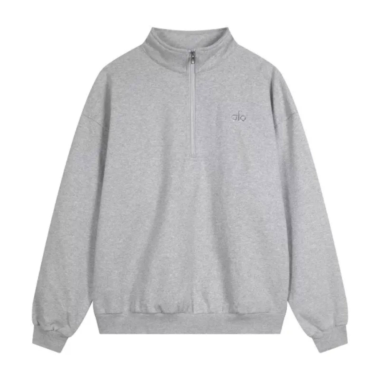 Alo Yoga Accolade 1/4 Zip Pullover Grey