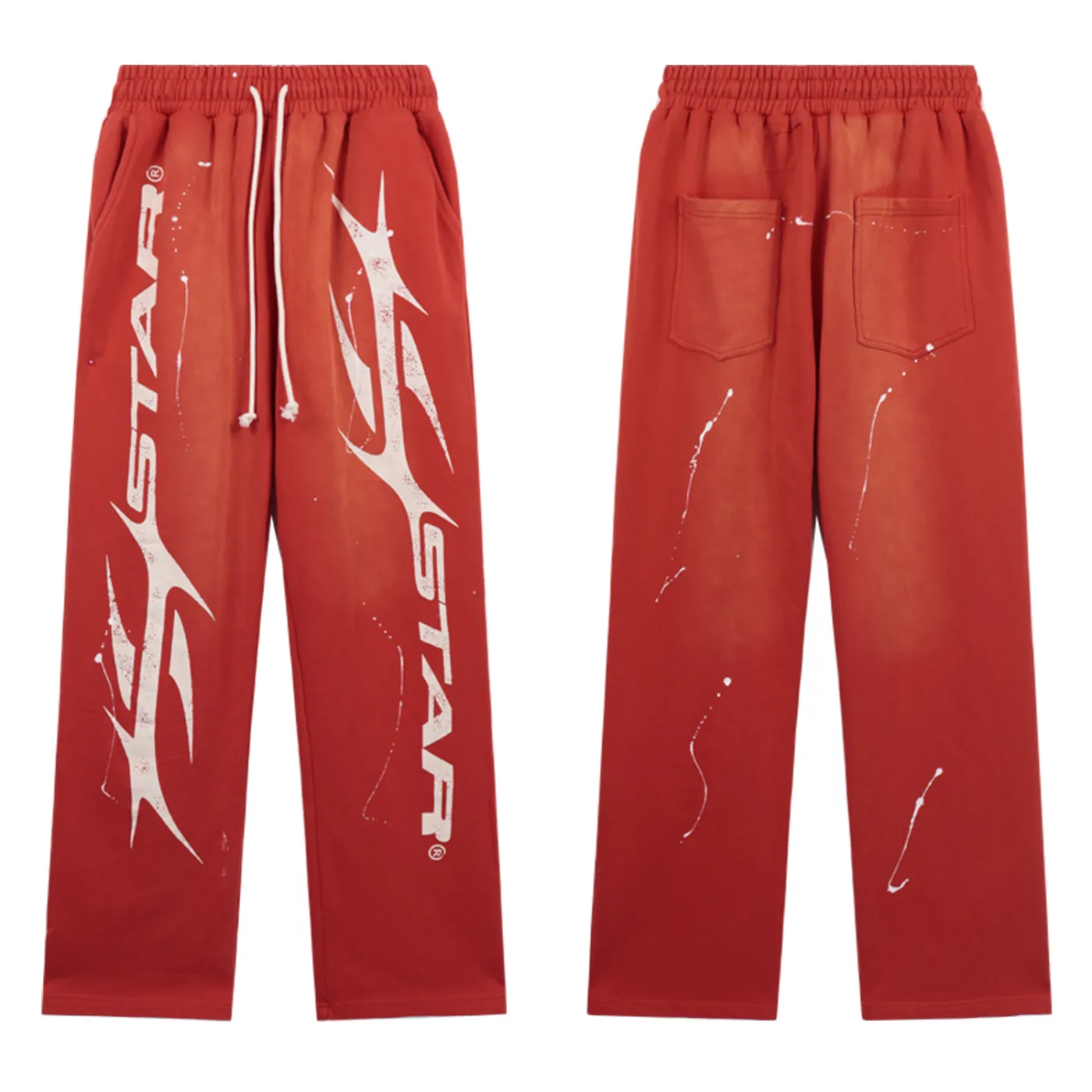 Hellstar Hstar Hoodie + Sweatpants Set Red