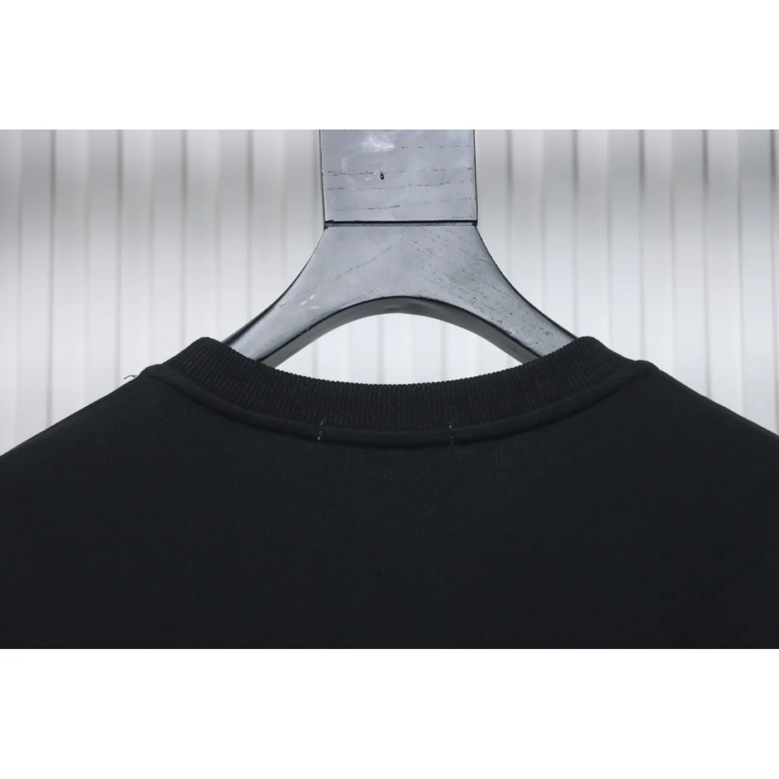 Stone Island Classic Logo Sleeve Patch Crewneck Black