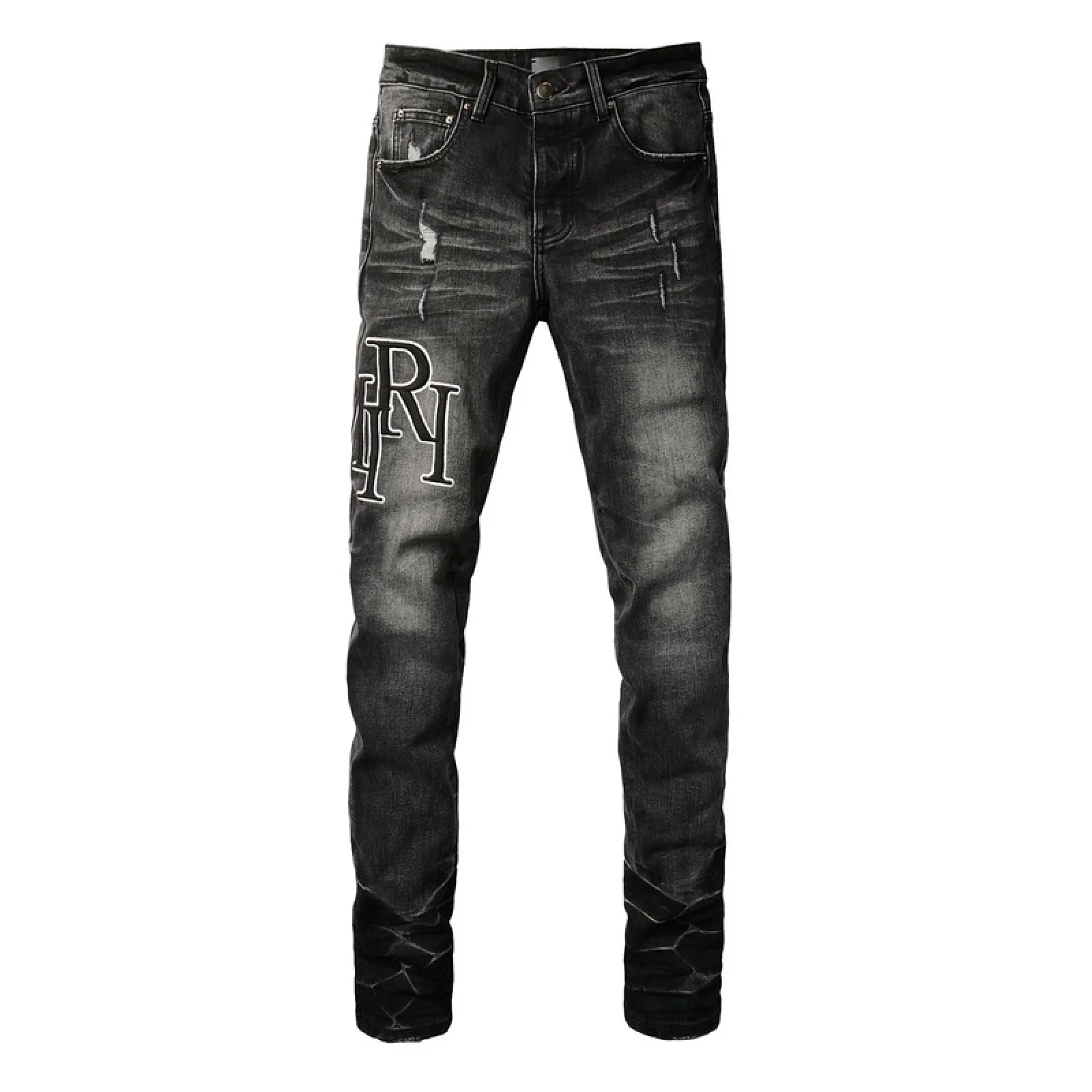 Amiri Bones Stacked Hoodie + Amiri Jeans 8908