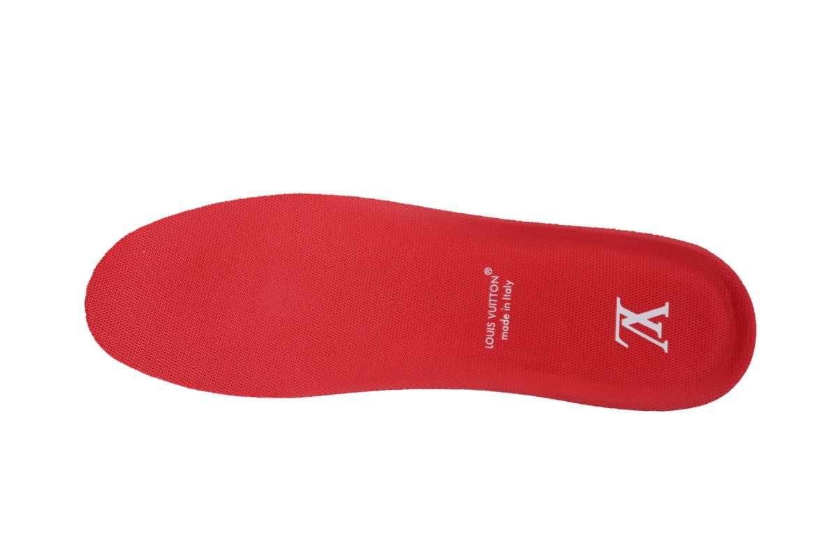 Louis Vuitton LV Trainer Damier Pop Red