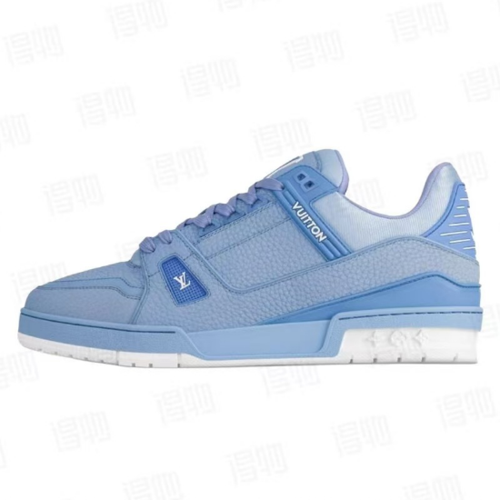 Louis Vuitton LV Trainer Light Blue White
