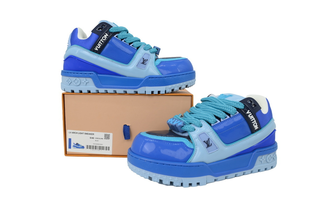 Louis Vuitton LV Trainer Maxi Blue Teal