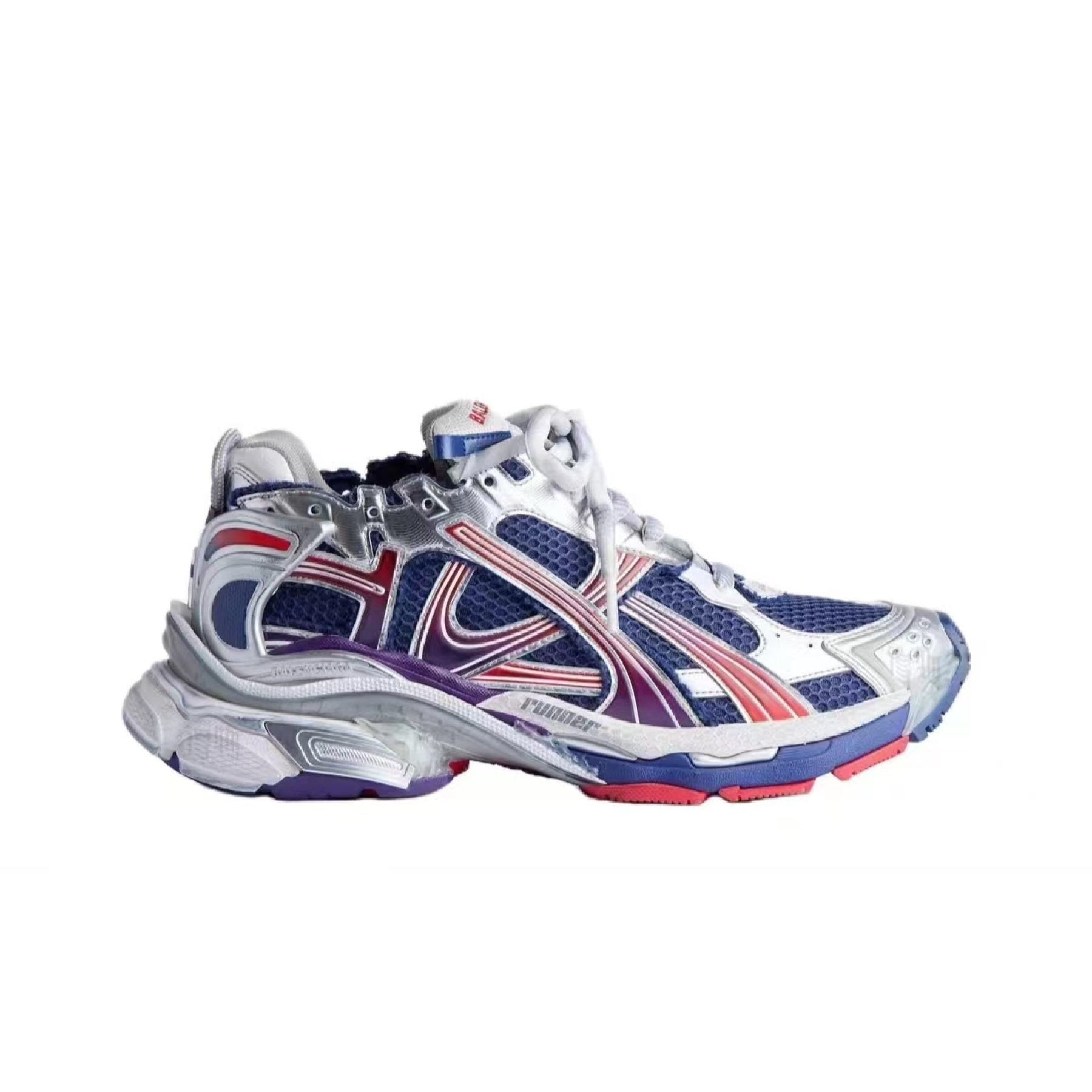 Balenciaga Runner Gradient Navy Red Grey