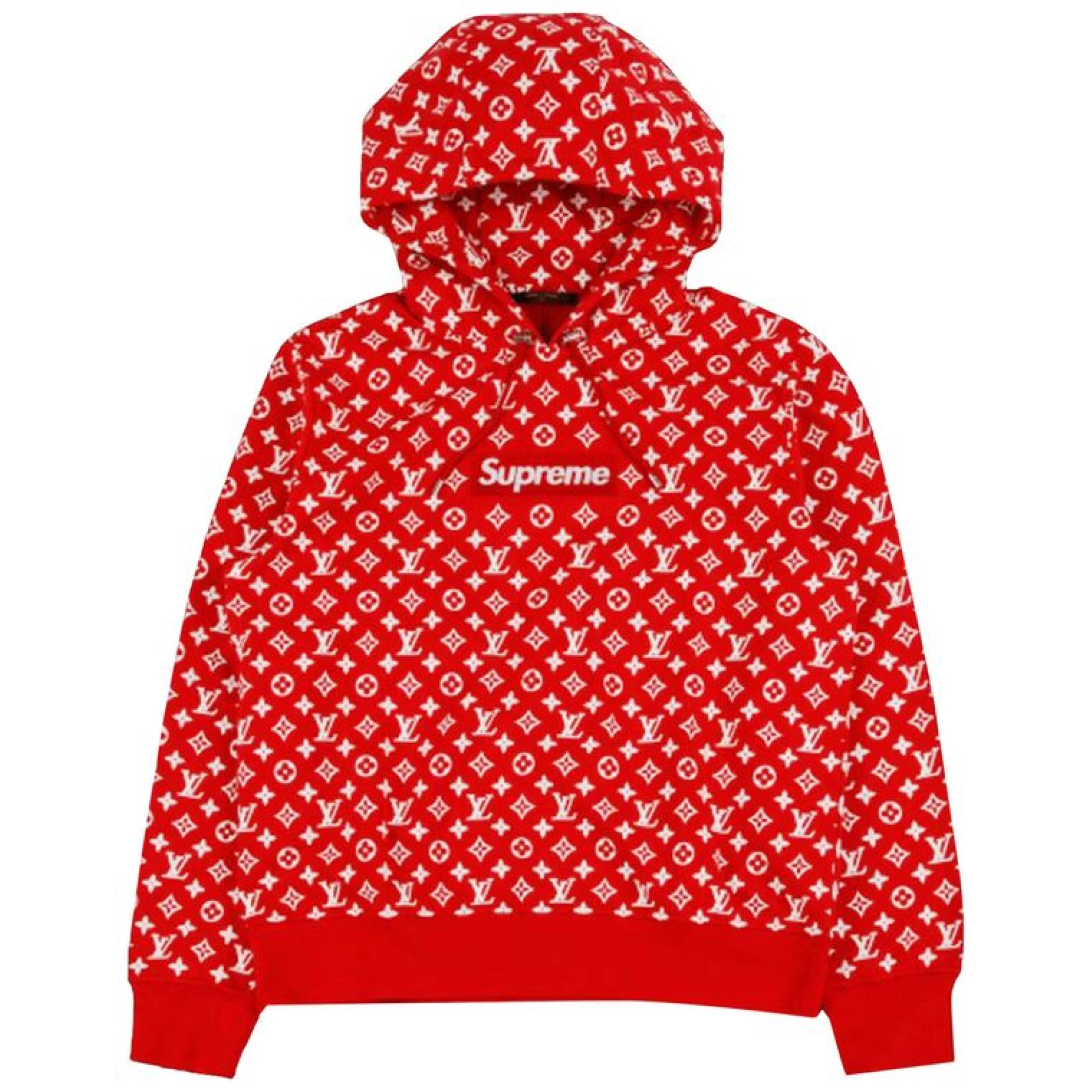Louis Vuitton x S Box Logo Hooded Sweatshirt Red